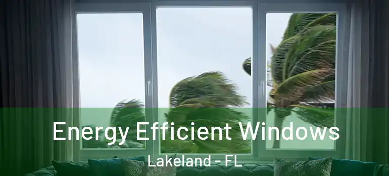  Energy Efficient Windows Lakeland - FL