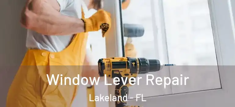  Window Lever Repair Lakeland - FL